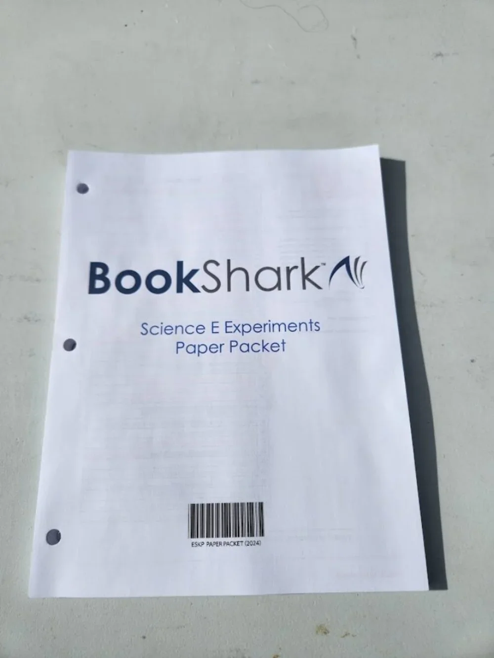 NEW BookShark Book Shark Science E Experiment Paper Packet Worksheets Homeschool